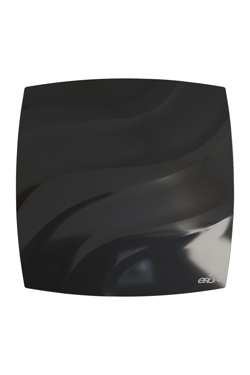 Вентилятор накладной WAVE D100 обр.клапан Black classic ERA